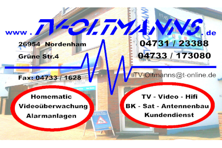 TV Oltmanns - Grüne Straße 4<br />26954 Nordenham