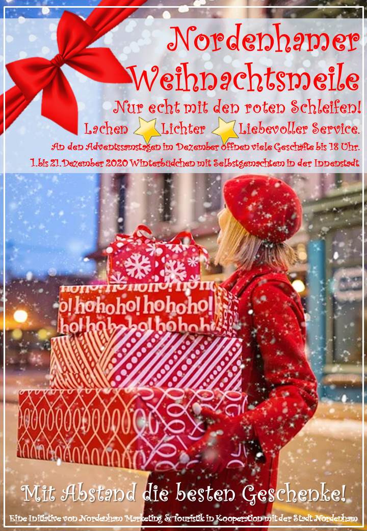 plakat weihnachtsmeile